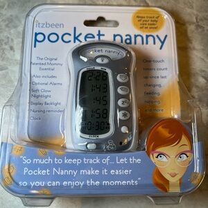 Itzbeen Pocket Nanny Personal Baby Care Timer Alarm Silver (New) Sealed
